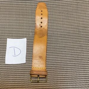 Louis Vuitton Camel Leather Watch Band